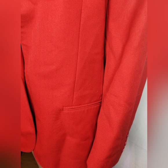 NWT Leslie Fay Sportswear women's plus size 16 red blazer jacket - Picture 2 of 10